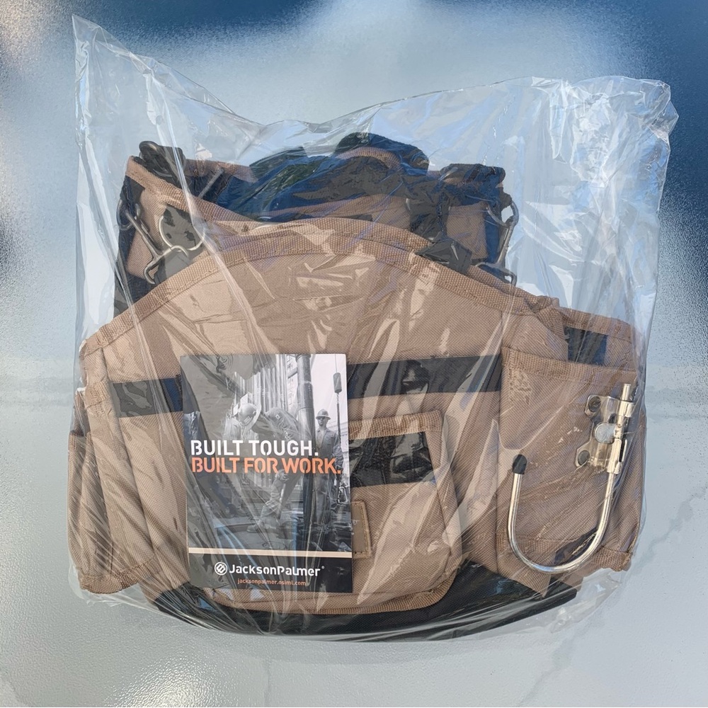 Jackson Palmer Professional Tool Belt - Comfort Rig Tan & Black